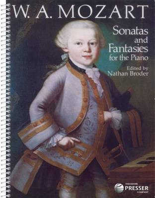 Sonatas and Fantasies - Mozart/Broder - Piano - Coil Bound Book