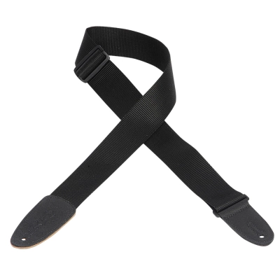 Soft-Hand Polypropylene Guitar Strap - Black