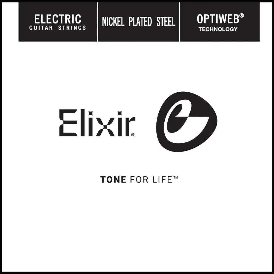 Single Electric Guitar String with OPTIWEB Coating (.062)