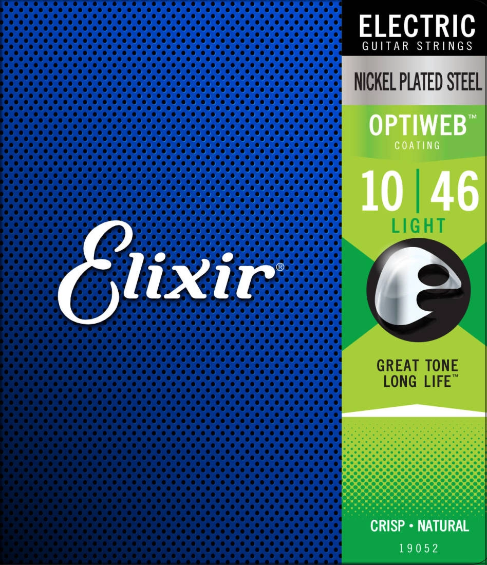 Electric Guitar Strings with OPTIWEB Coating, Light (.010-.046)