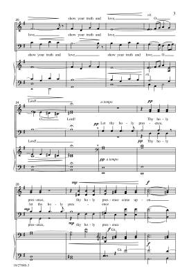 Let Thy Holy Presence Come Upon Us - Tschnesnokov/Hopson - SATB