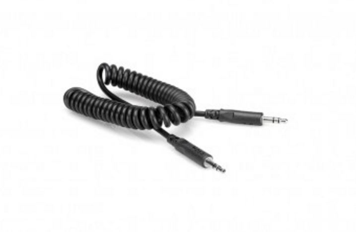 Stereo 3.5mm - 3.5mm TRS Coiled Interconnect Cable - 5 ft
