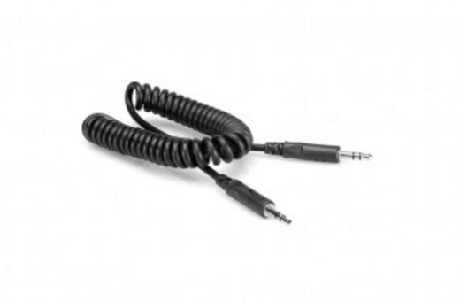 Hosa - Stereo 3.5mm - 3.5mm TRS Coiled Interconnect Cable - 5 ft