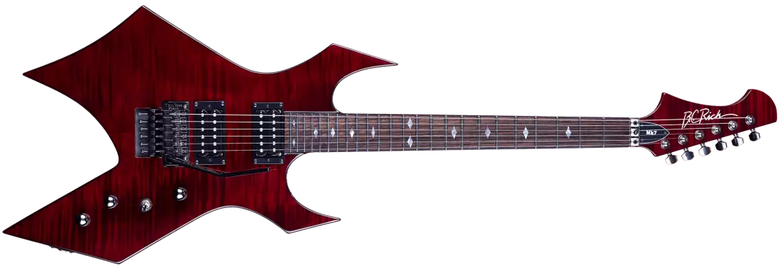 Mk7 Warlock 6-String Electric Guitar - Black Cherry