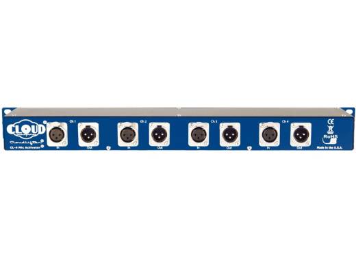 CL-4 4-Channel Rack Mounted Mic Activator
