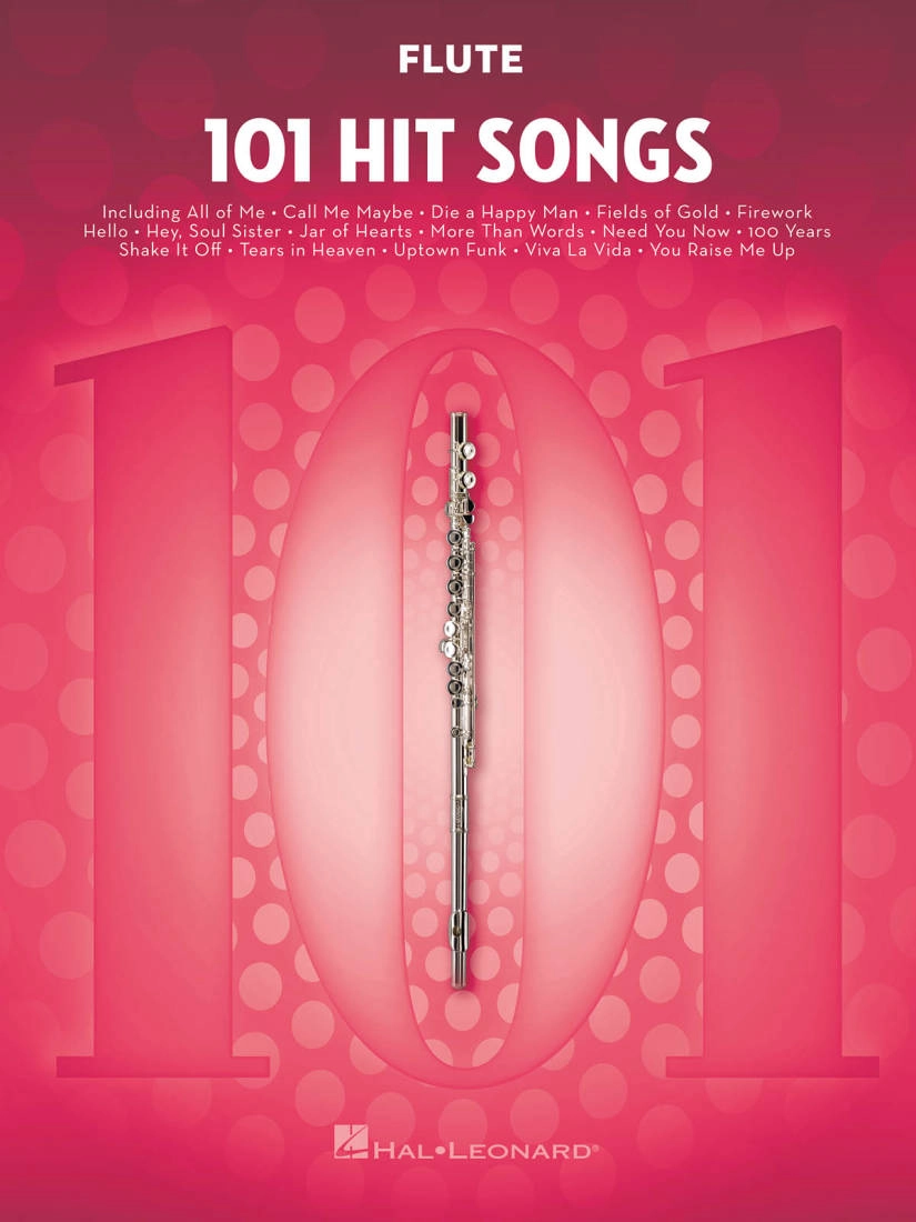 101 Hit Songs for Flute - Book