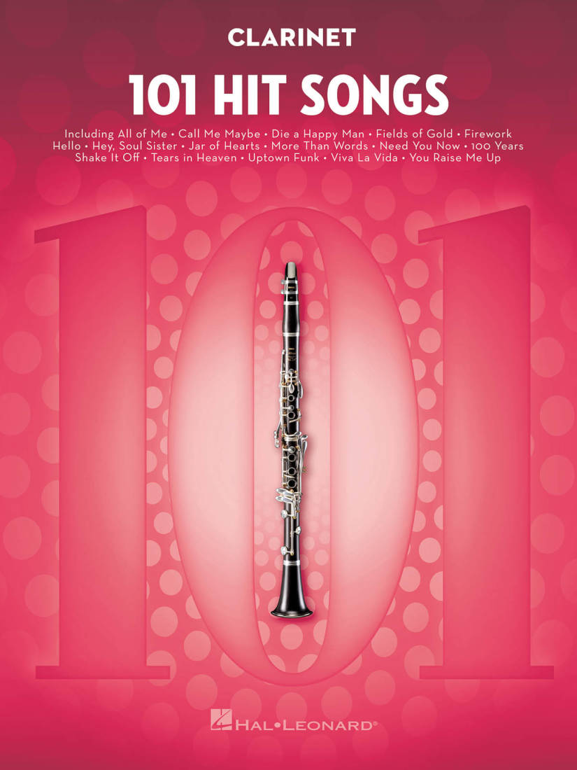 101 Hit Songs for Clarinet - Book