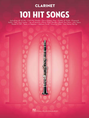 Hal Leonard - 101 Hit Songs for Clarinet - Book