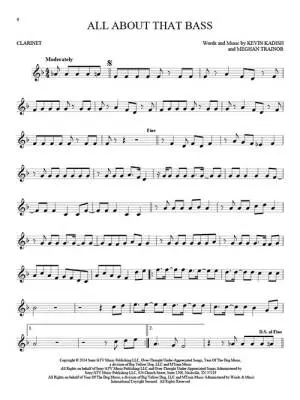 101 Hit Songs for Clarinet - Book