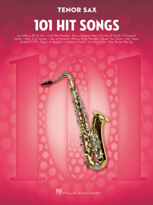 Hal Leonard - 101 Hit Songs for Tenor Sax - Book