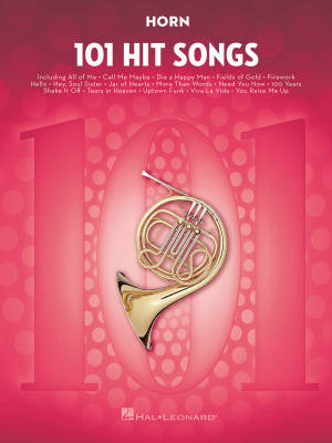 101 Hit Songs for Horn - Book