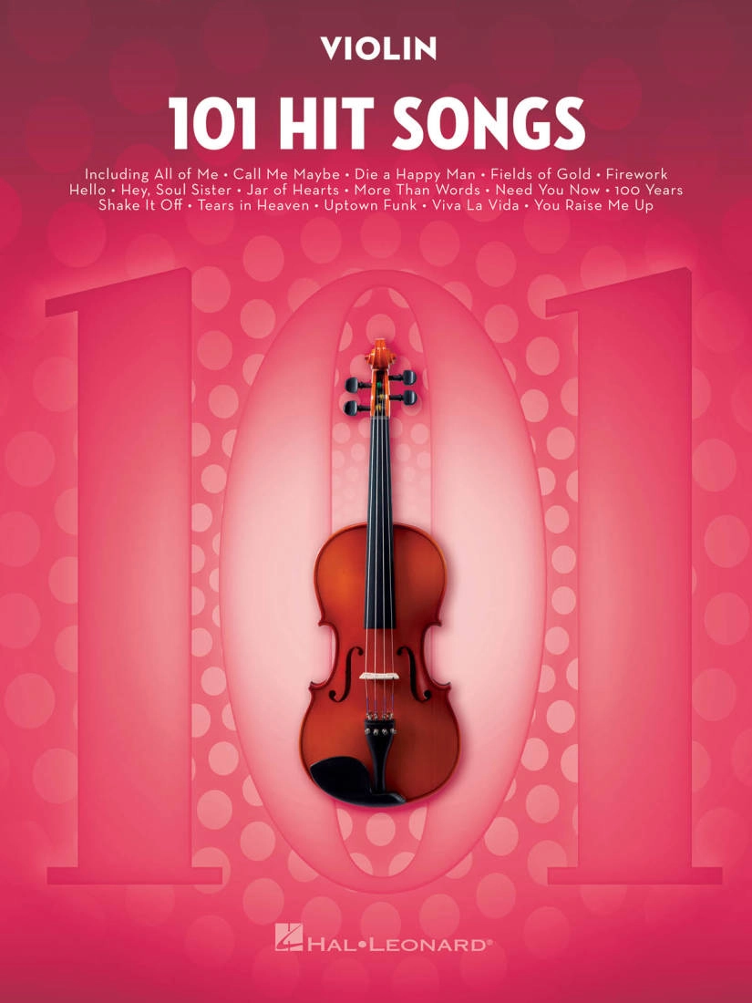 101 Hit Songs for Violin - Book