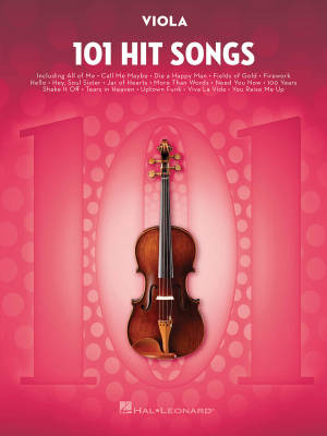Hal Leonard - 101 Hit Songs for Viola - Book
