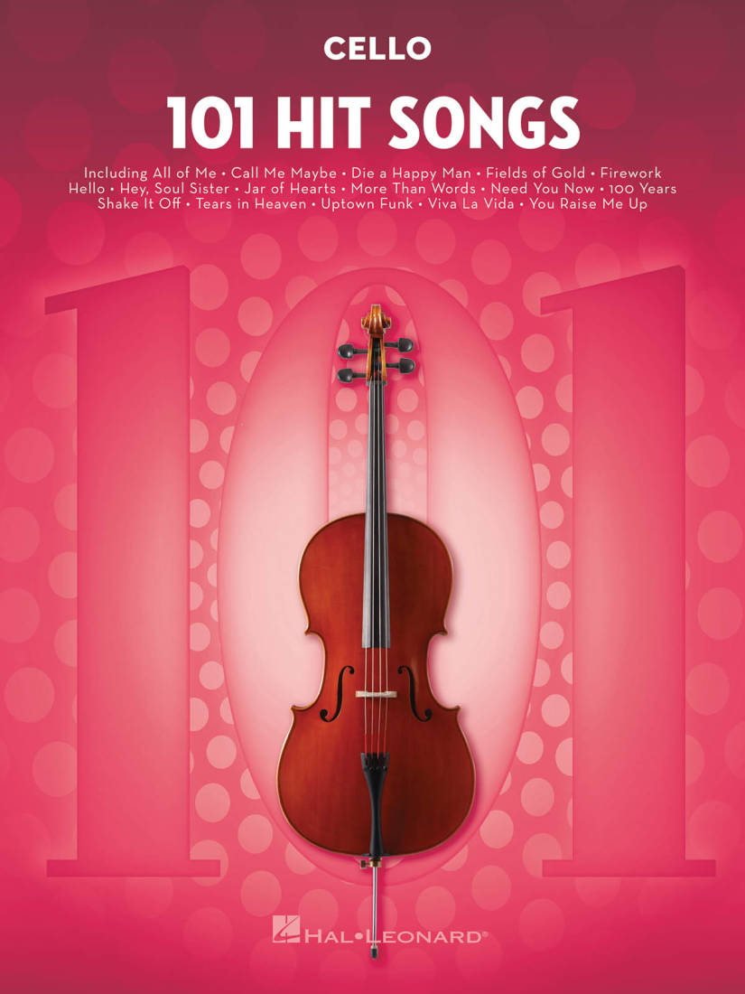 101 Hit Songs for Cello - Book
