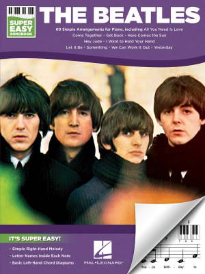 The Beatles: Super Easy Songbook - Easy Piano - Book
