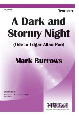 Heritage Music Press - A Dark and Stormy Night (Ode to Edgar Allan Poe) - Burrows - 2pt