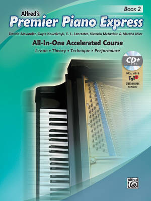 Alfred Publishing - Premier Piano Express, Book 2 - Alexander, Kowalchyk, Lancaster, McArthur, Mier - Book/CD-ROM/Media Online