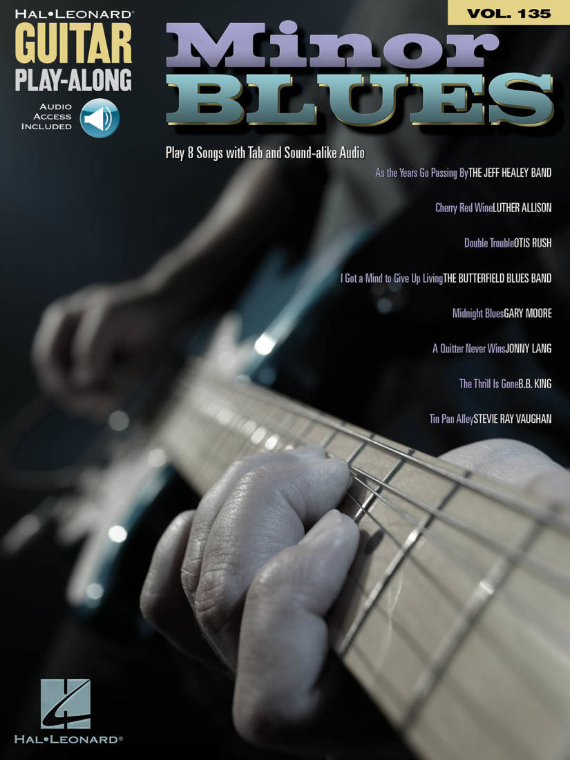 Minor Blues: Guitar Play-Along Volume 135 - Guitar TAB - Book/Audio Online