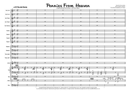 Pennies From Heaven - Burke/Johnston/Hefti - Jazz Ensemble