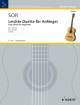 Schott - Easy Duets for Beginners - Sor/Gotze - Classical Guitar Duets - Book