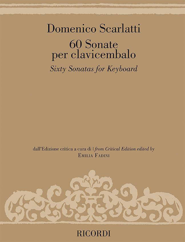 Sixty Sonatas for Keyboard - Scarlatti/Fadini - Piano - Book