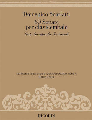 Sixty Sonatas for Keyboard - Scarlatti/Fadini - Piano - Book