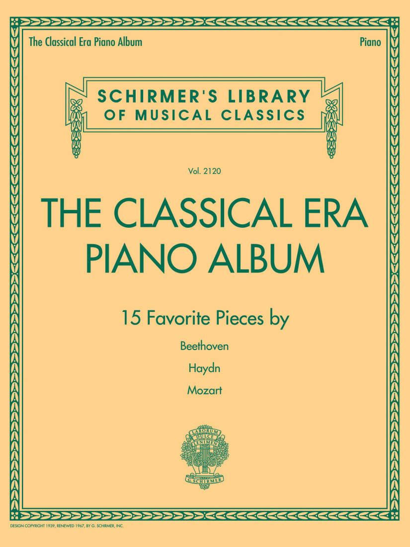 The Classical Era Piano Album - Piano - Book