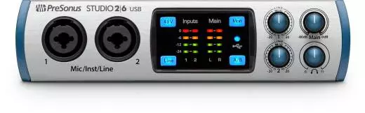 Studio 26 2x4 USB 2.0 Audio Interface