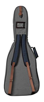 Backpack-Style Dreadnought Gig Bag - Gray & Navy