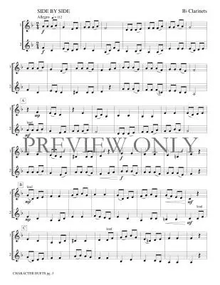 Just For Two: Character Duets - Kaisershot - Clarinet Duets - Book