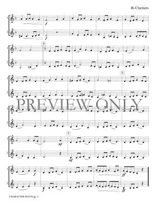 Just For Two: Character Duets - Kaisershot - Clarinet Duets - Book