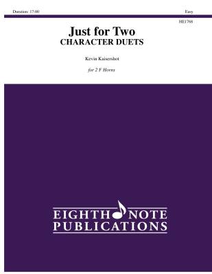 Just For Two: Character Duets - Kaisershot - F Horn Duets - Book
