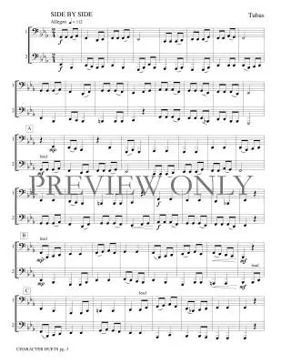 Just For Two: Character Duets - Kaisershot - Tuba Duets - Book