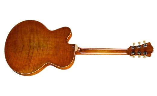 Hollowbody Electric Guitar w/TV Jones Filtertrons and Hardshell Case - Antique Amber Varnish