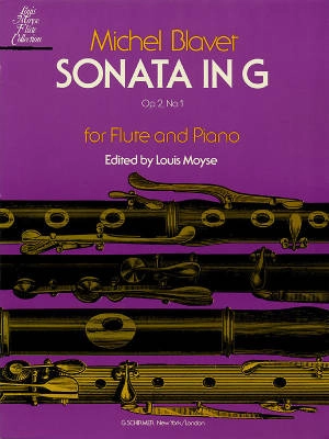 G. Schirmer Inc. - Sonata in G Major, Op. 2, No. 1 - Blavet/Moyse - Flute/Piano