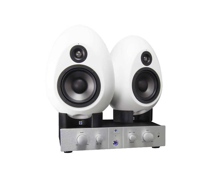 EGG150 6-Inch Bi-Amped Monitoring System - White