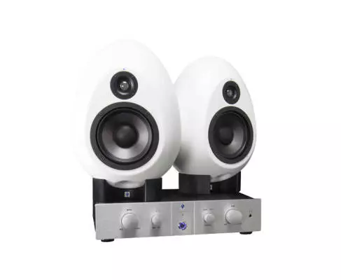 EGG150 6-Inch Bi-Amped Monitoring System - White