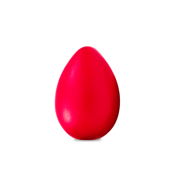 3\'\' Big Egg Shaker - Red