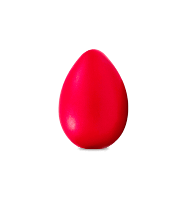 3\'\' Big Egg Shaker - Red