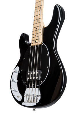 S.U.B. Ray4 Electric Bass Guitar, Left-Handed - Black
