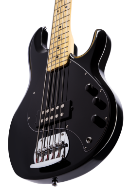 S.U.B. Ray5 Electric Bass Guitar -  Black