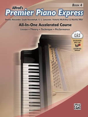 Alfred Publishing - Premier Piano Express, Book 4 - Alexander, Kowalchyk, Lancaster, McArthur, Mier - Book/Media Online