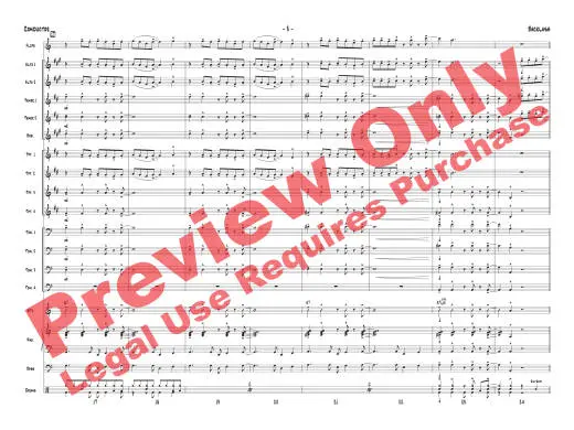 Backlash - Pickett/ Kamuf - Jazz Ensemble - Gr. 2.5