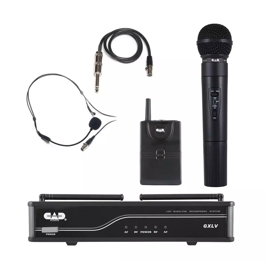 VHF Wireless Combo System - Handheld and Bodypack Microphone System J Frequency Band
