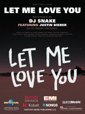 Hal Leonard - Let Me Love You - DJ Snake/Bieber - Piano/Vocal/Guitar - Sheet Music
