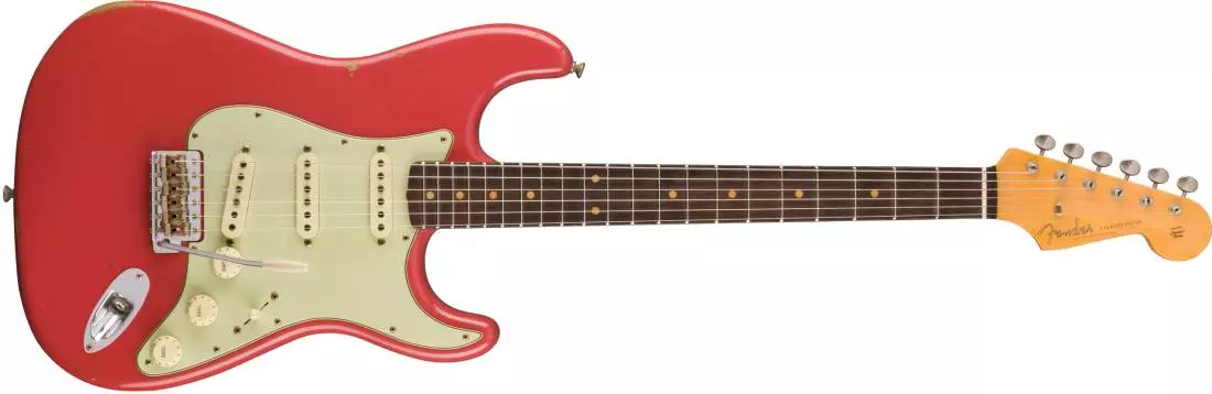 FCS17 1960 Relic Stratocaster - Aged Fiesta Red