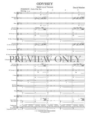 Odyssey - Marlatt - Concert Band (Multi Level Version) - Gr. 1.5/3