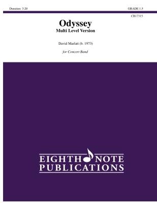 Eighth Note Publications - Odyssey - Marlatt - Concert Band (Multi Level Version) - Gr. 1.5/3