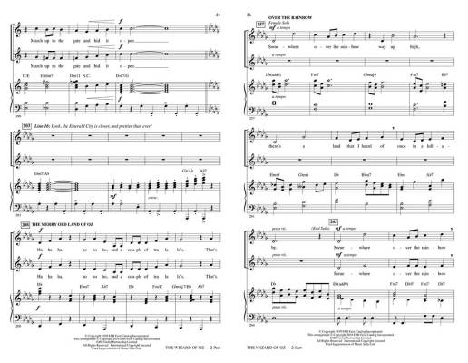 The Wizard of Oz (Choral Medley) - Arlen/Harburg/Brymer - 2pt