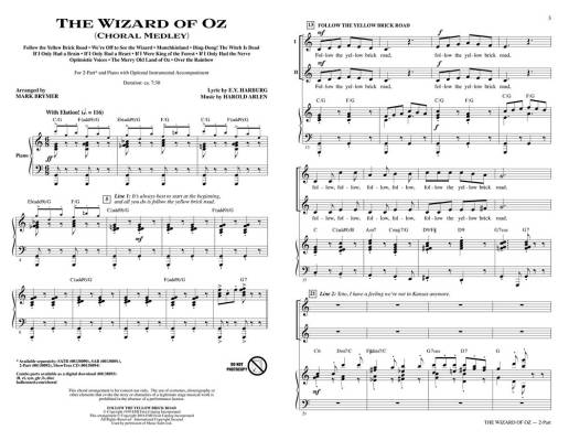 The Wizard of Oz (Choral Medley) - Arlen/Harburg/Brymer - 2pt